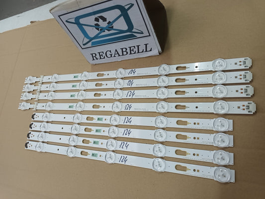 SAMSUNG UE43JU6060K, KIT TIRAS LED (ref,124)