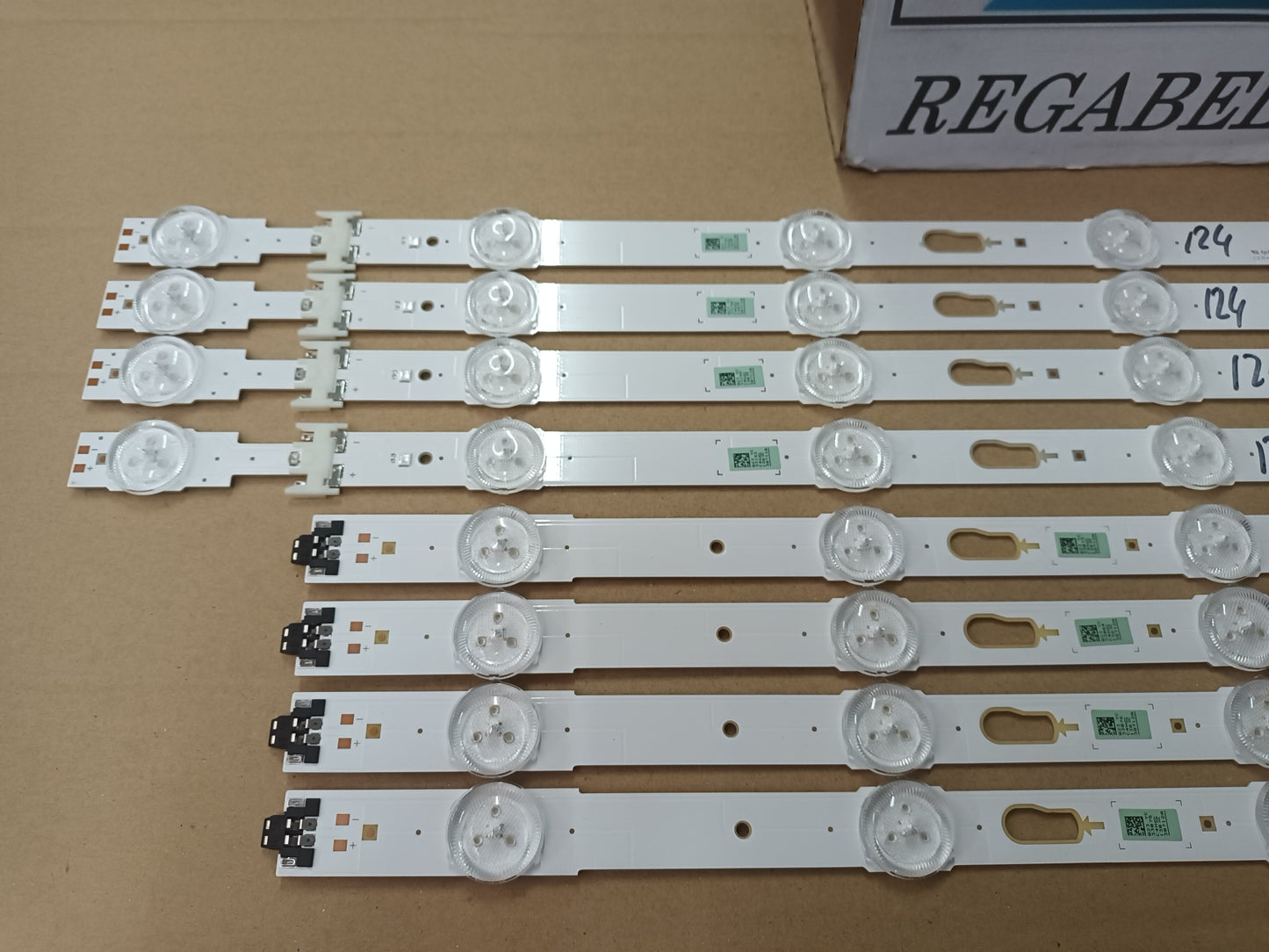 SAMSUNG UE43JU6060K, KIT TIRAS LED (ref,124)