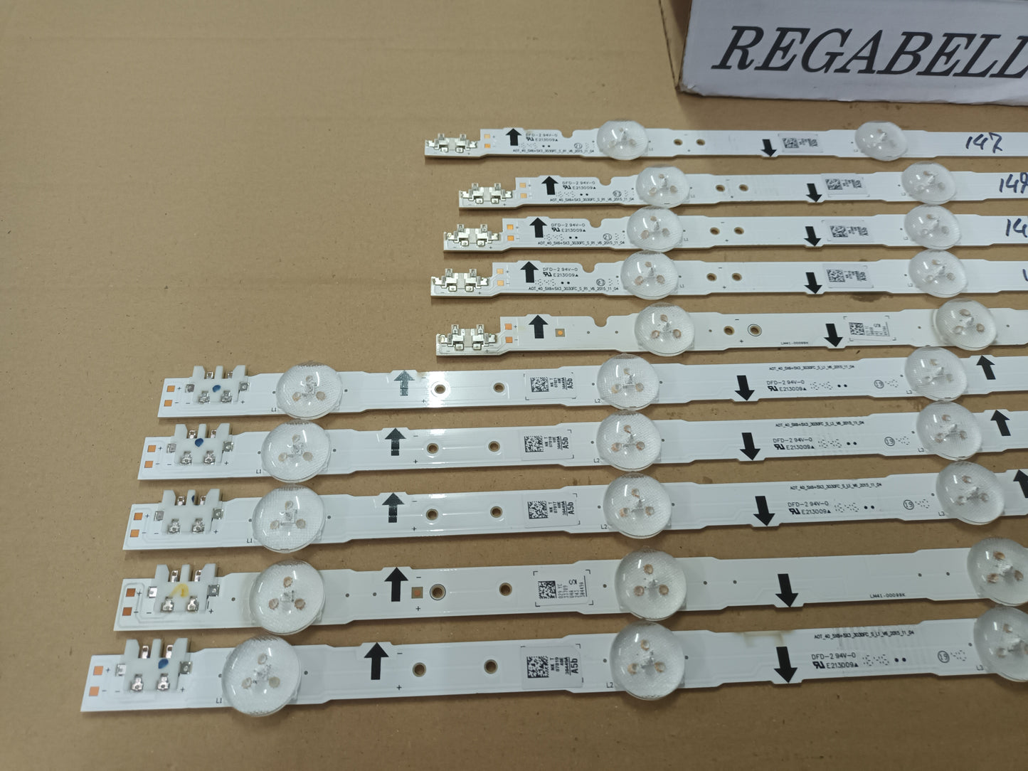 SAMSUNG UE40J6240AK, KIT TIRAS LED (ref,147)