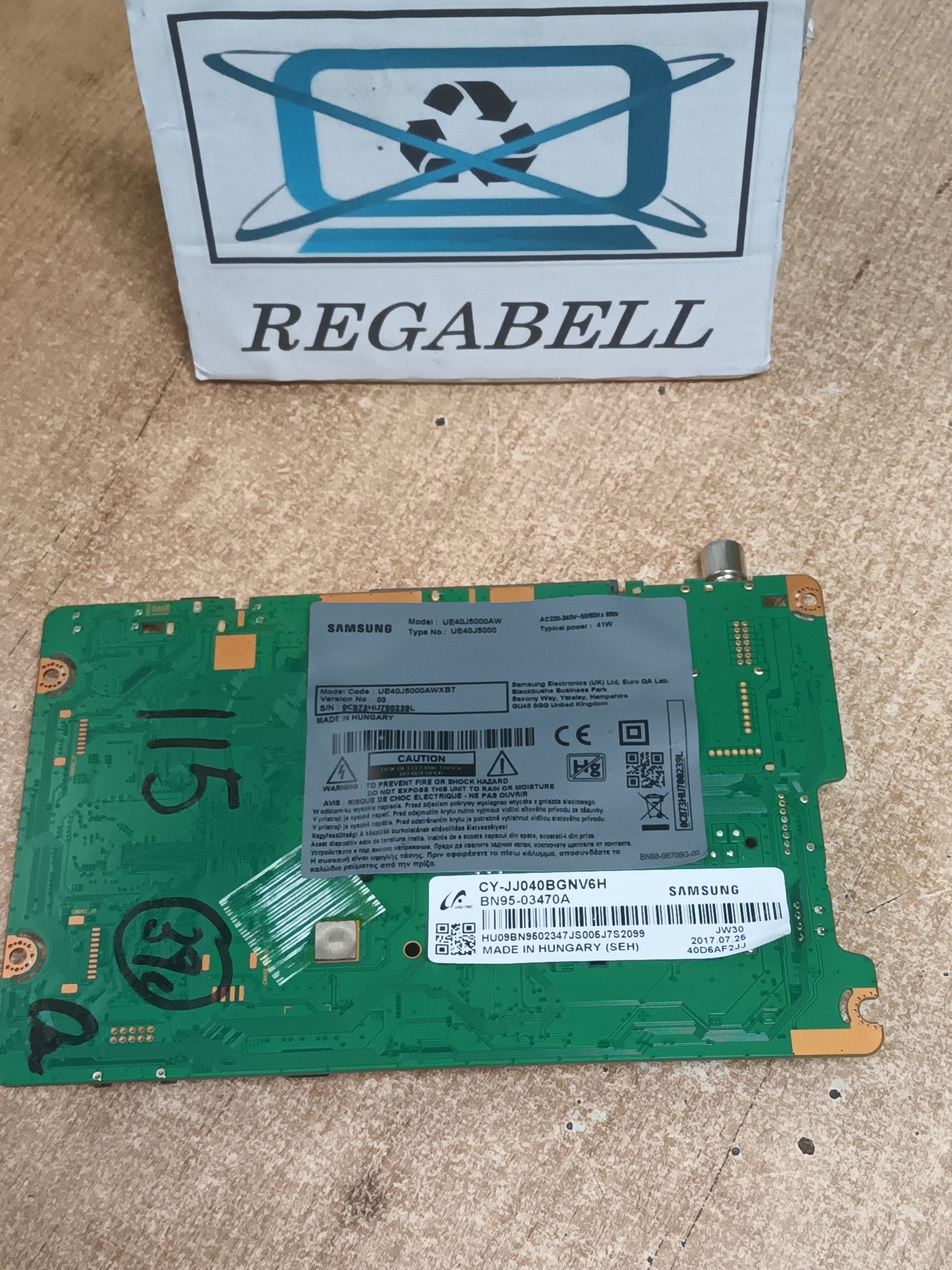 PLACA MAIN, BN94-10867X, de tv SAMSUNG UE40J5000AW
