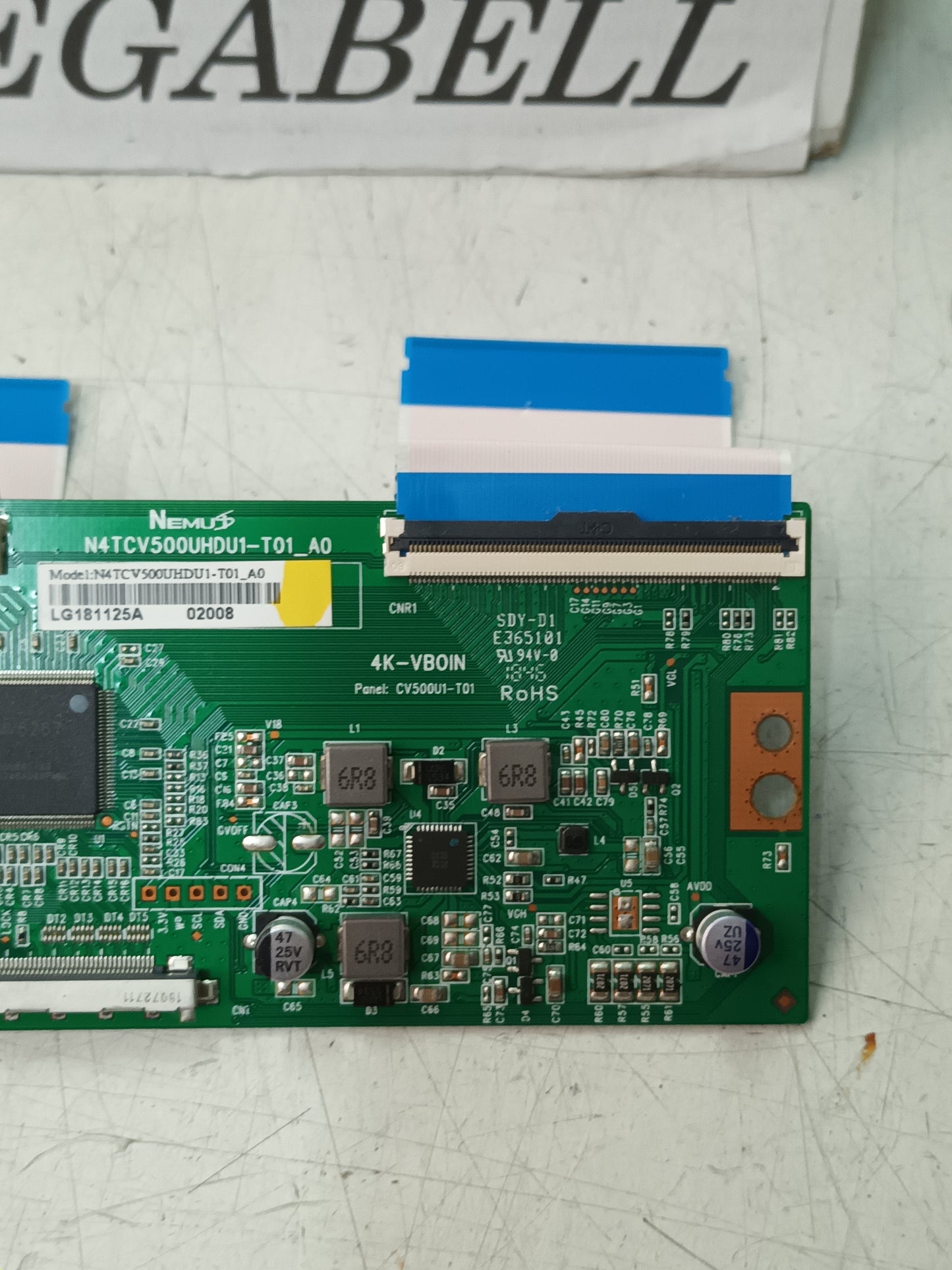 PLACA T-COM, N4TCV500UHDU1-T01_A0 , de TV TD. SYSTEMS, K50DLH8US ,