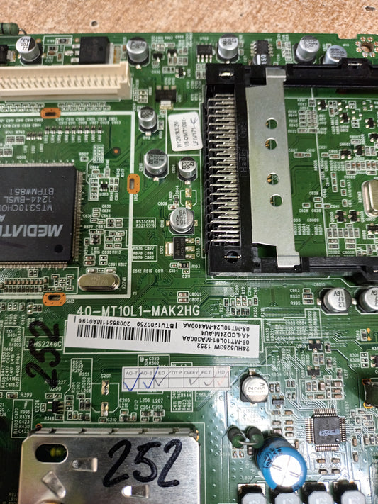 PLACA MAIN, 40-MT10L1-MAK2HG, de tv THOMSON 24HU5253W,