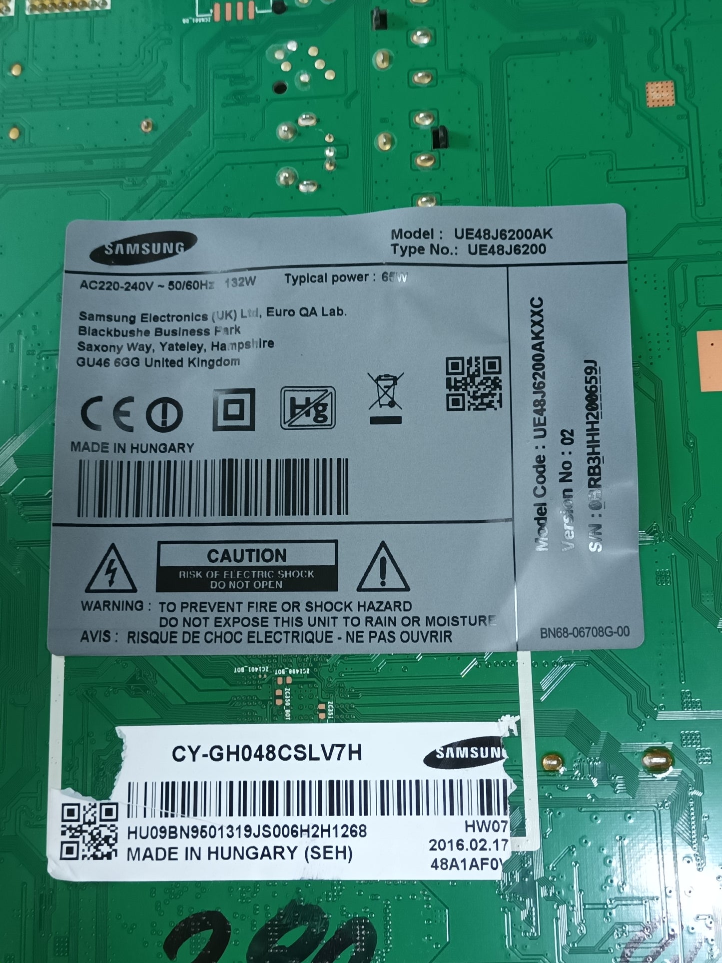BN94-09093A, de SAMSUNG UE48J6200AK