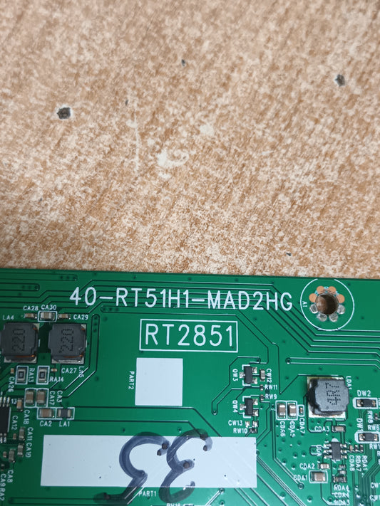 Placa main, 40-RT51H1-MAD2HG, de una tv TCL 65EP680,