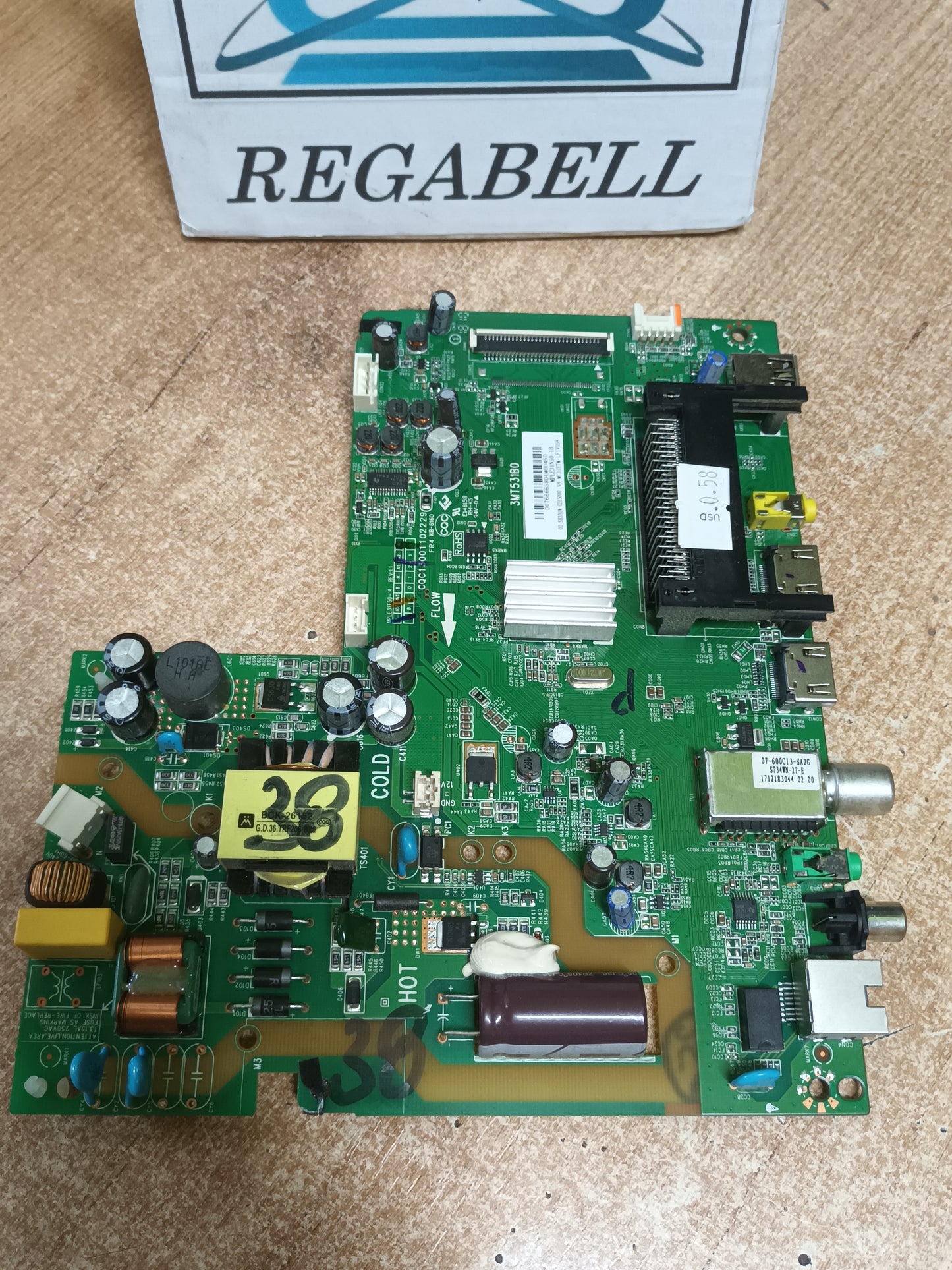 Placa main, 3MT531B0, de tv THOMSON 32HD3101,
