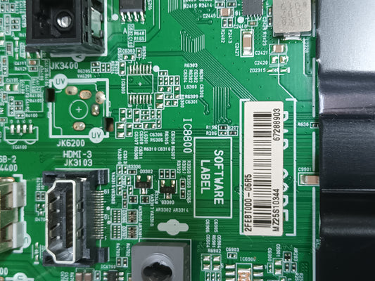 Placa main, EAX69581205(1.0), de TV LG43UQ80006LB,