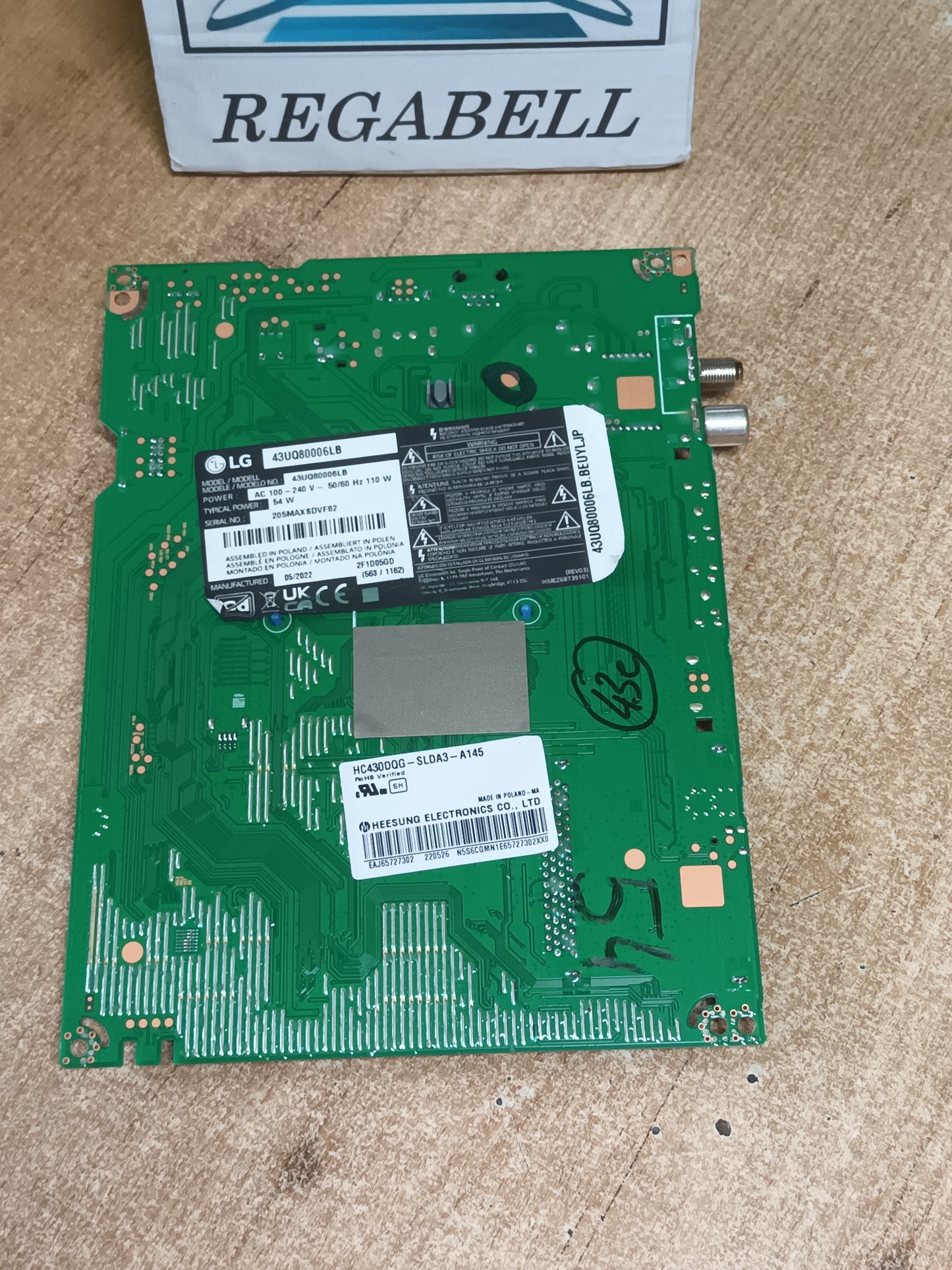 EAX69581205(1.0), de LG43UQ80006LB