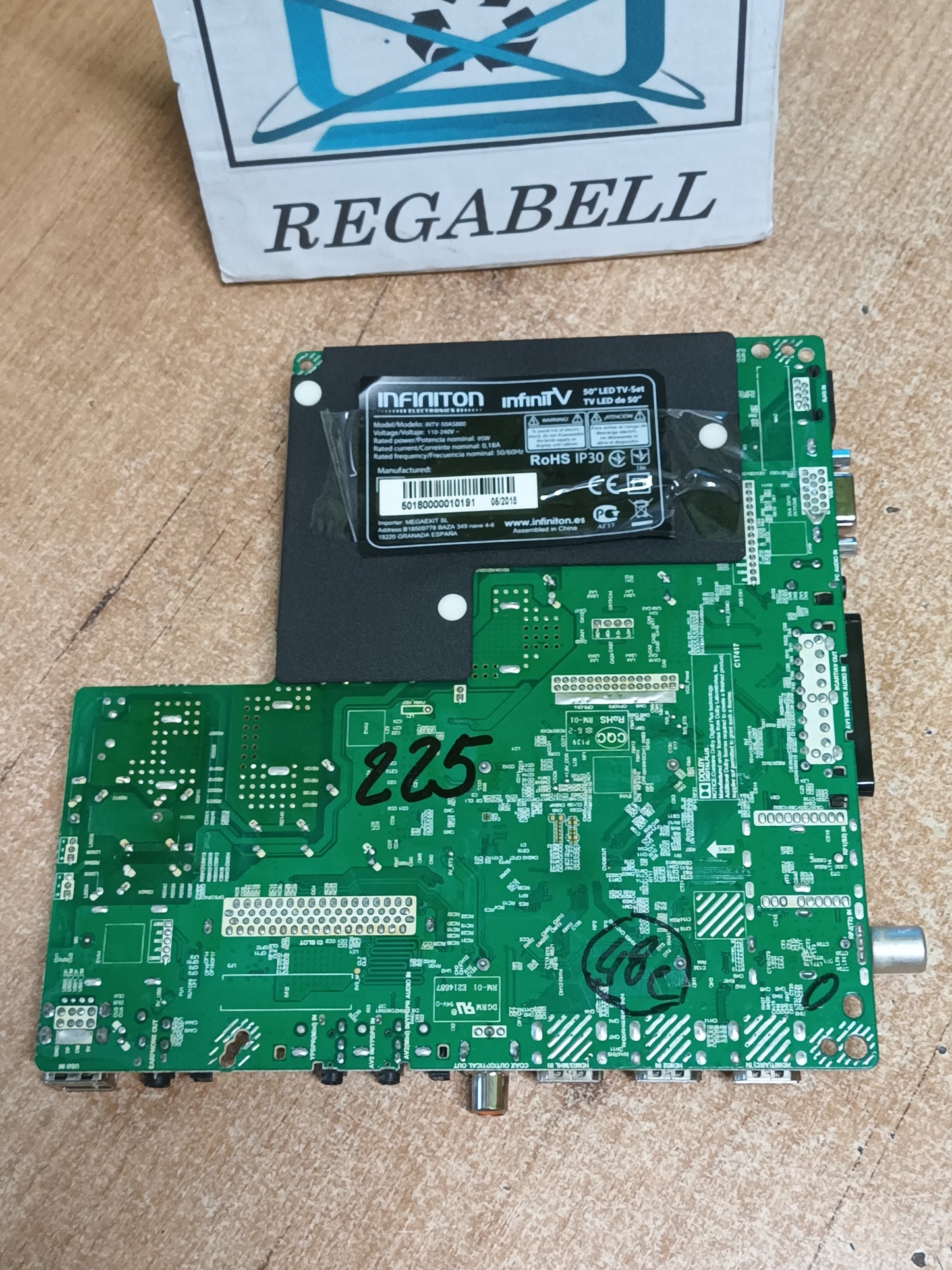 Placa main, TP.MT5510S.PB802, de TV INFINITON INTV-50AS880,