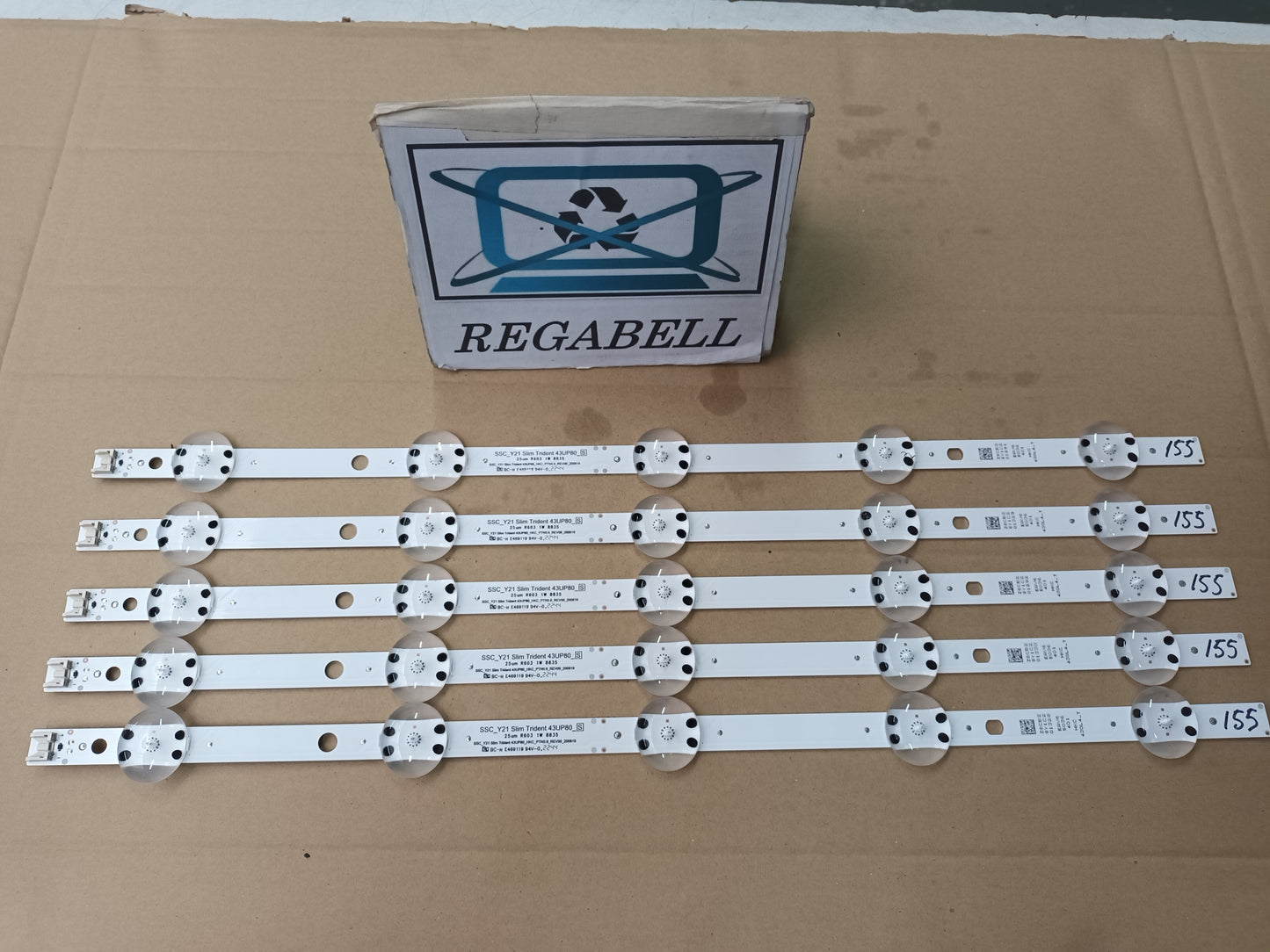 LG43UQ80006LB, KIT TIRAS LED, (ref,155)