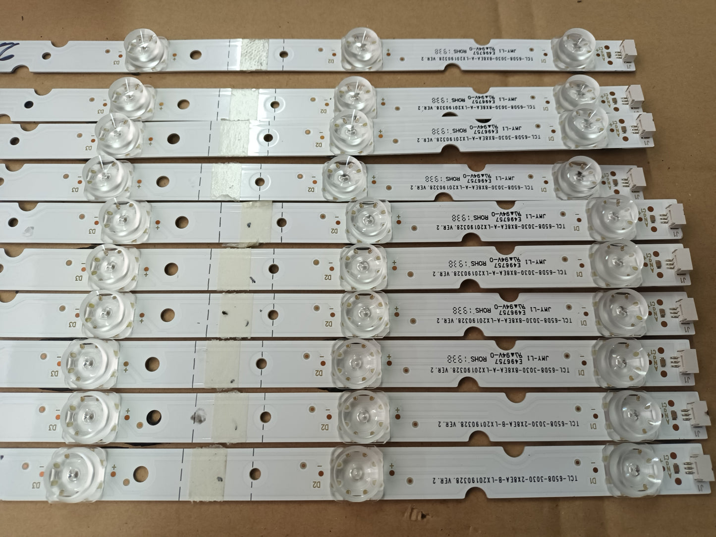 TCL 65EP68U, KIT TIRAS LED, (ref,156)