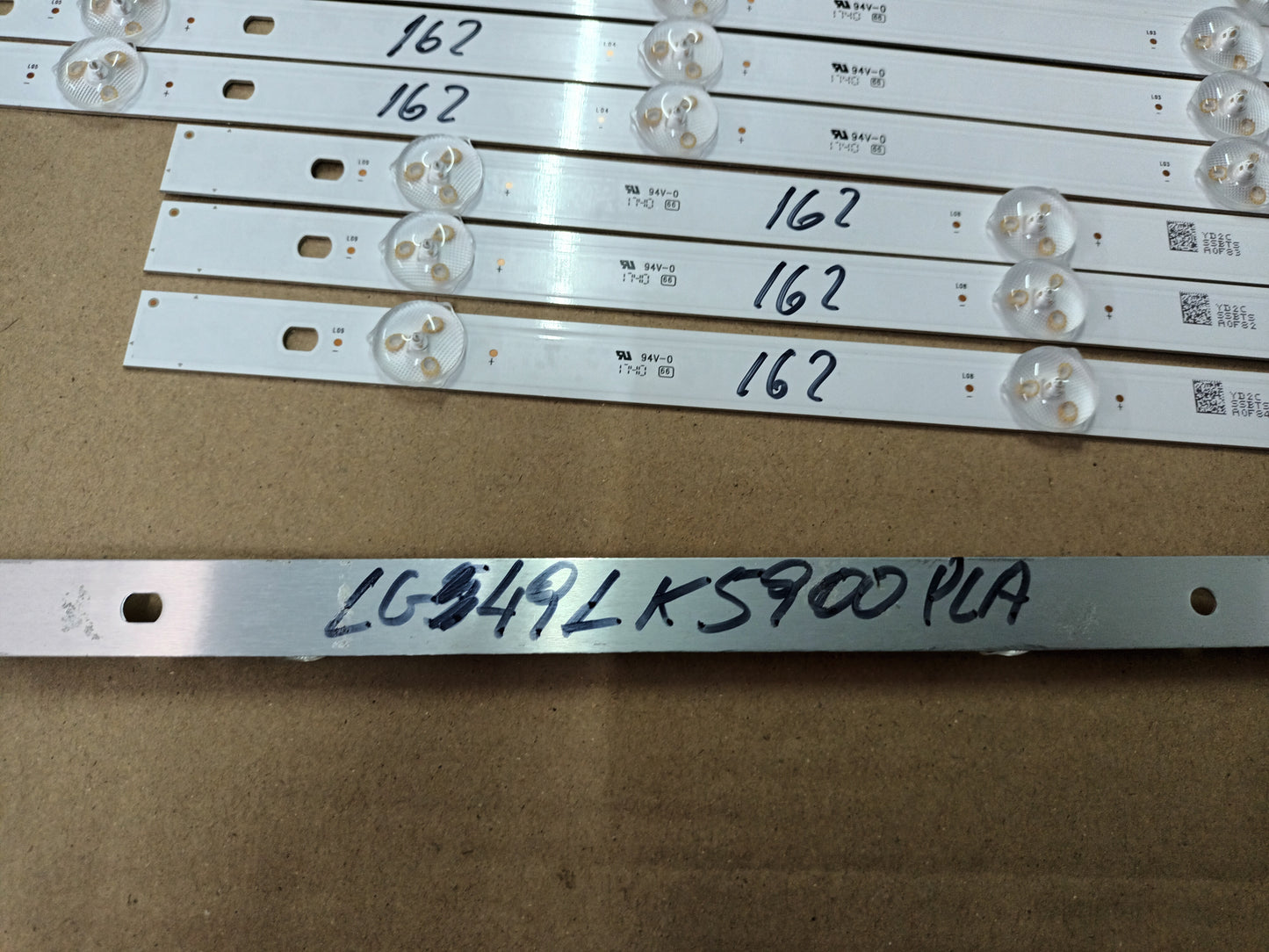 KIT 8 tiras de retroiluminación de LG49LK5900PLA