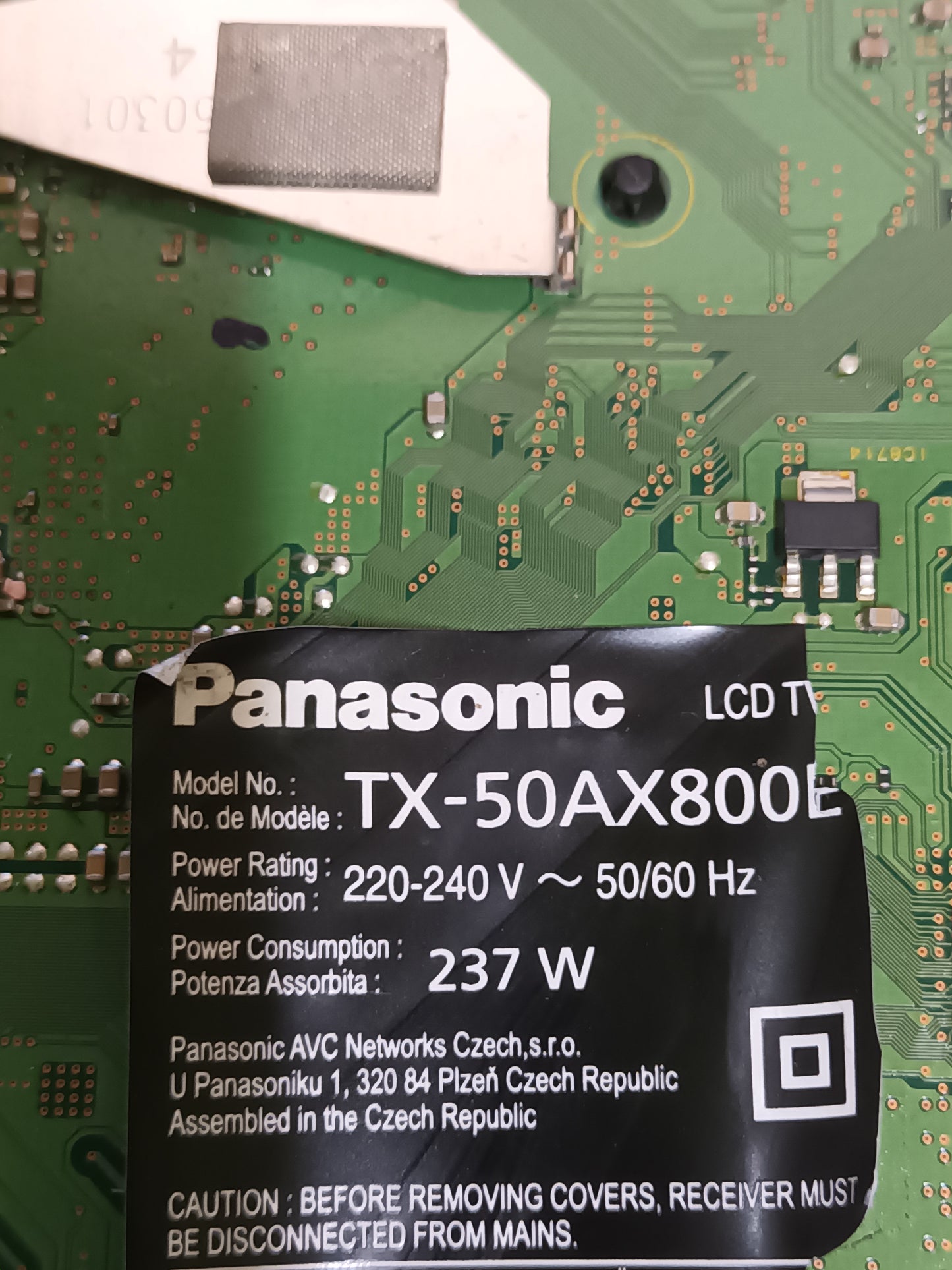 PLACA HDMI TNPA6004 1HE, de PANASONIC TX-50AX800E