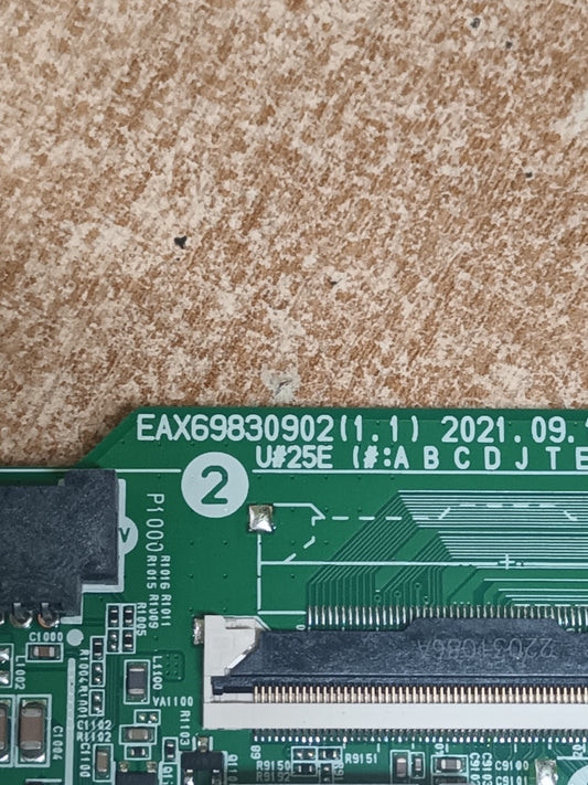 Placa main, EAX69830902(1.1), EBT67294103, de tv LG50UQ75006LF