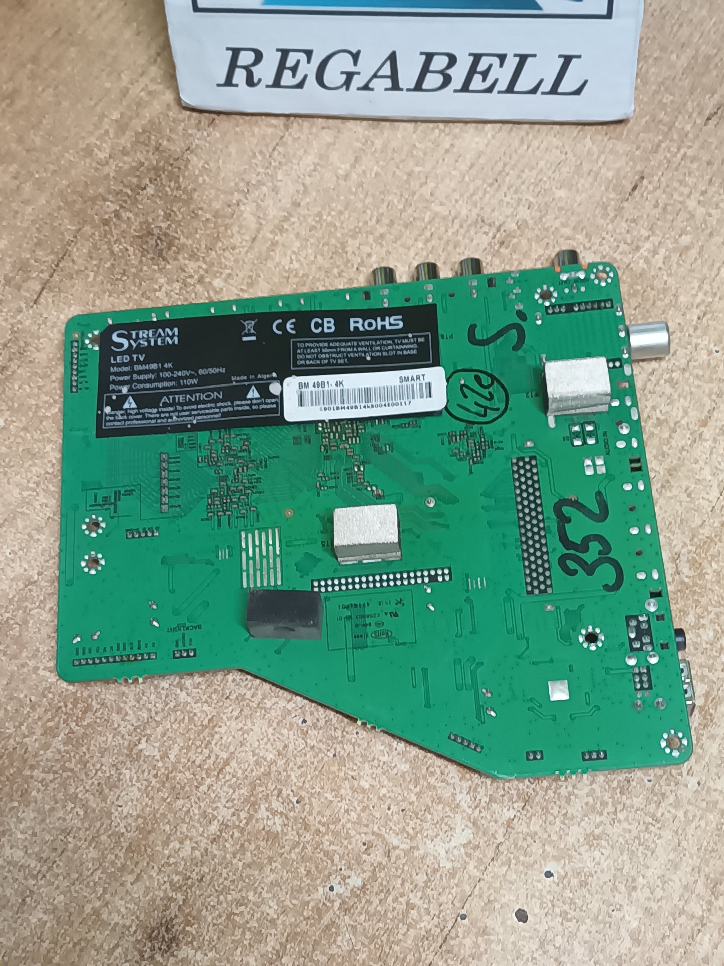 Placa main, MSD6586-T8E2, de tv STREAM SYSTEM BM49B1 4K