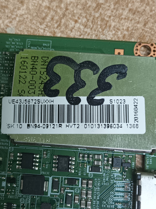 PLACA MAIN, BN41-02353B, BN94-09121R, de tv Samsung UE43J5570SU,