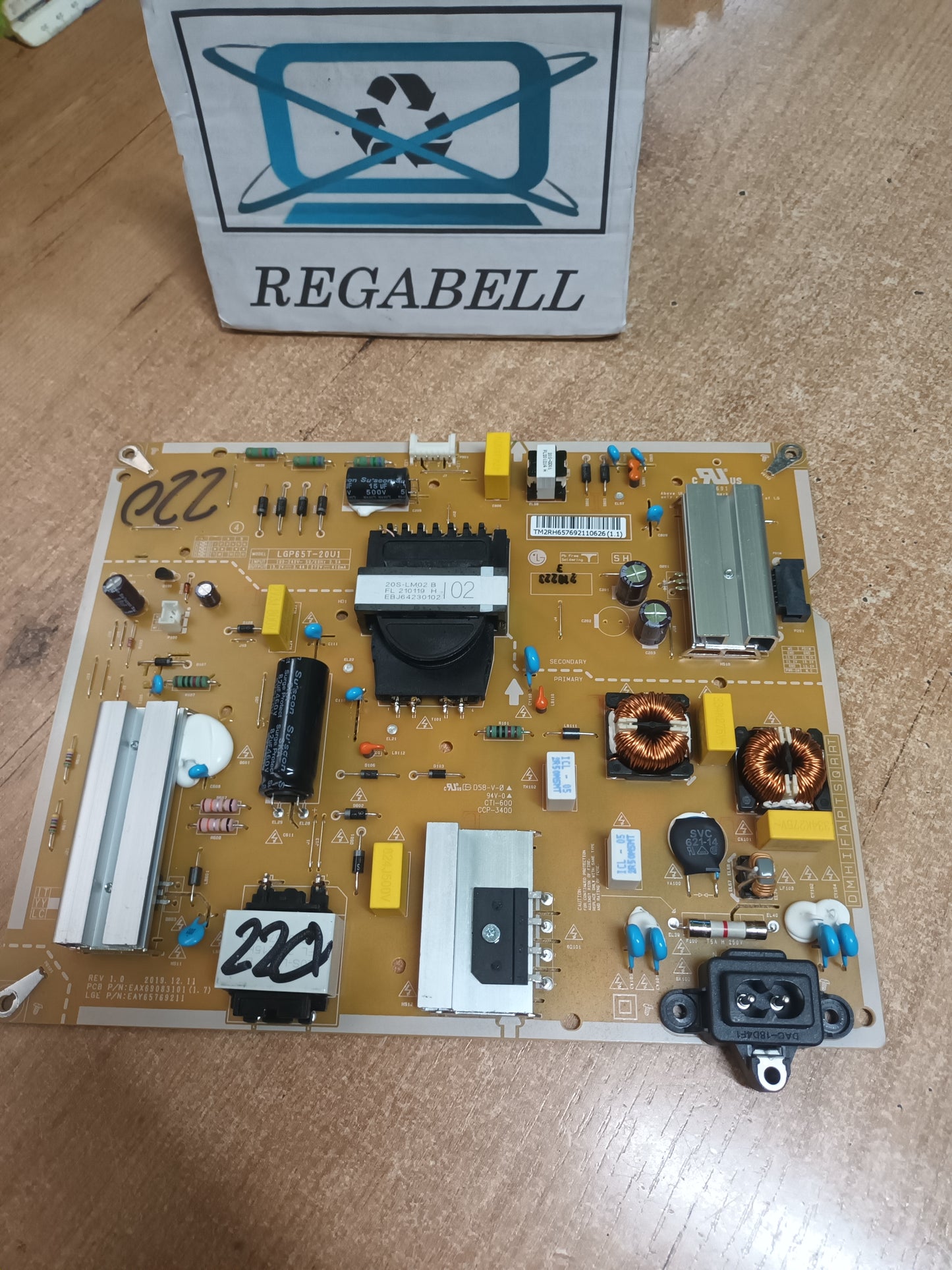 EAX69083101(1.7), NUEVA SIN USAR, DE TV LG65UP751C0ZF