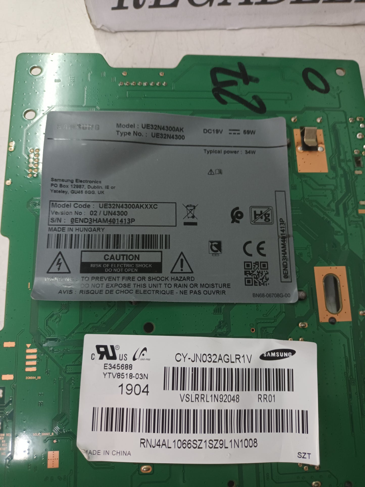 PLACA MAIN BN94-13998W, de tv Samsung UE32N4300Ak