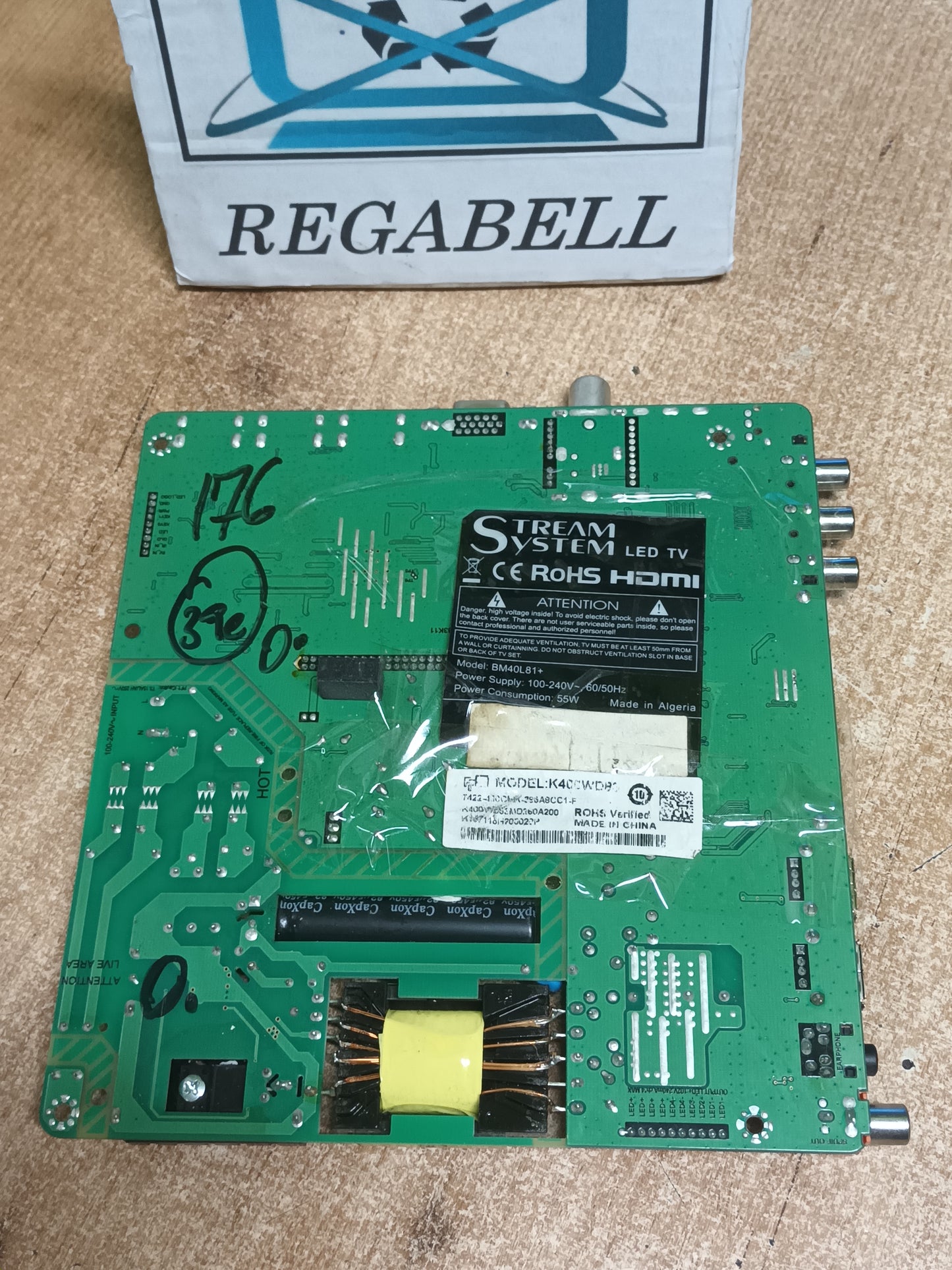 PLACA MAIN, MDS3663-T8C1, de tv STREAM SYSTEM BM40L81+