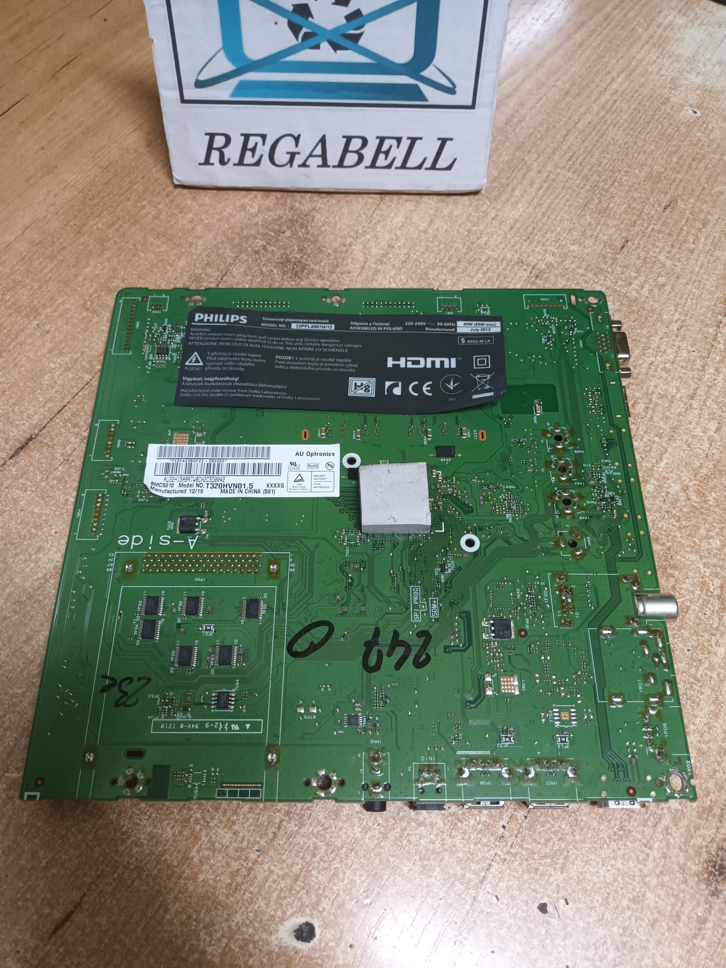 PLACA MAIN, 3139 123 65323v2-MB, de TV PHILIPS 32PFL4007H/12,