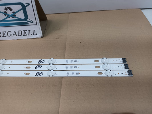 KIT 3 tiras de retroiluminación de LG43UM7100PLB