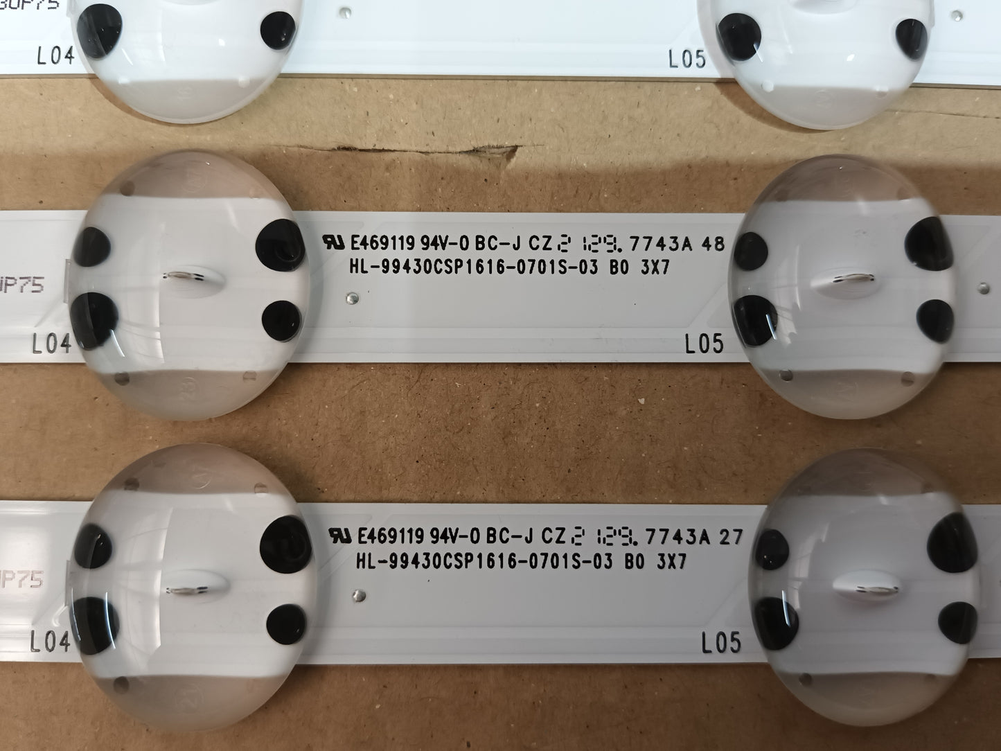 LG43UP75003LF, KIT TIRAS LED (ref,107)