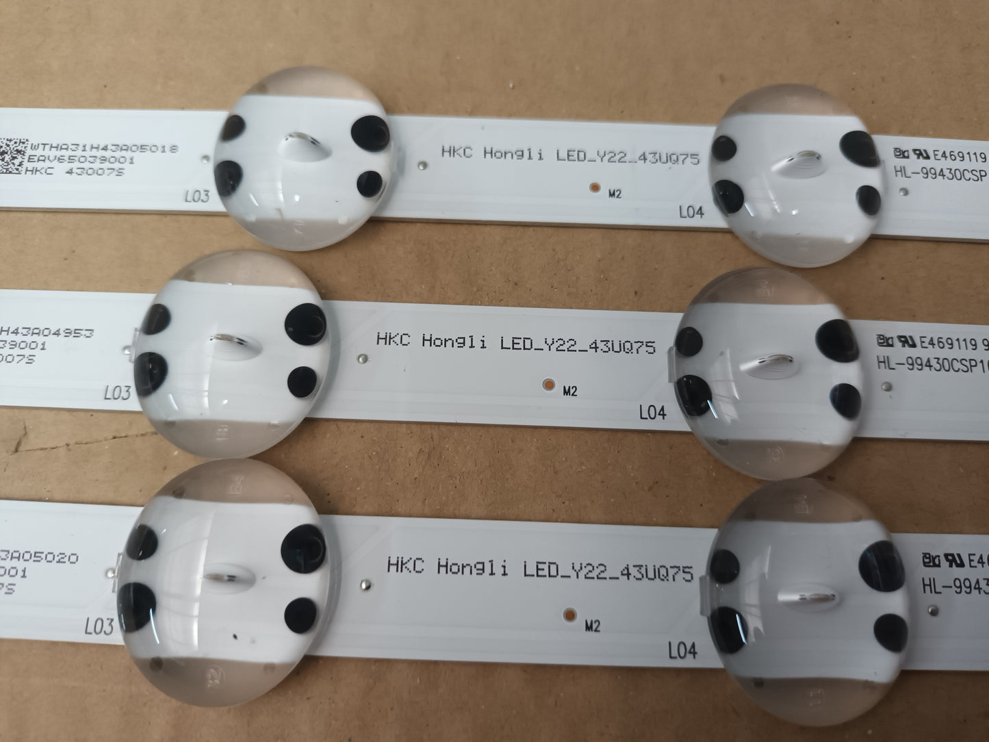 LG43UQ75061F, KIT TIRAS LED (ref,112)