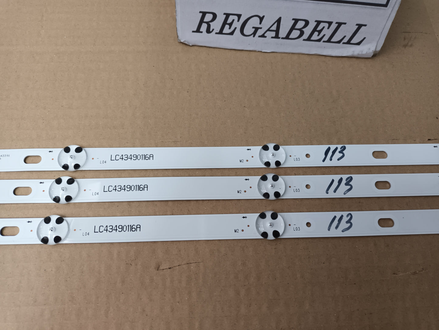 LG43UN71006, KIT TIRAS LED (ref,113)
