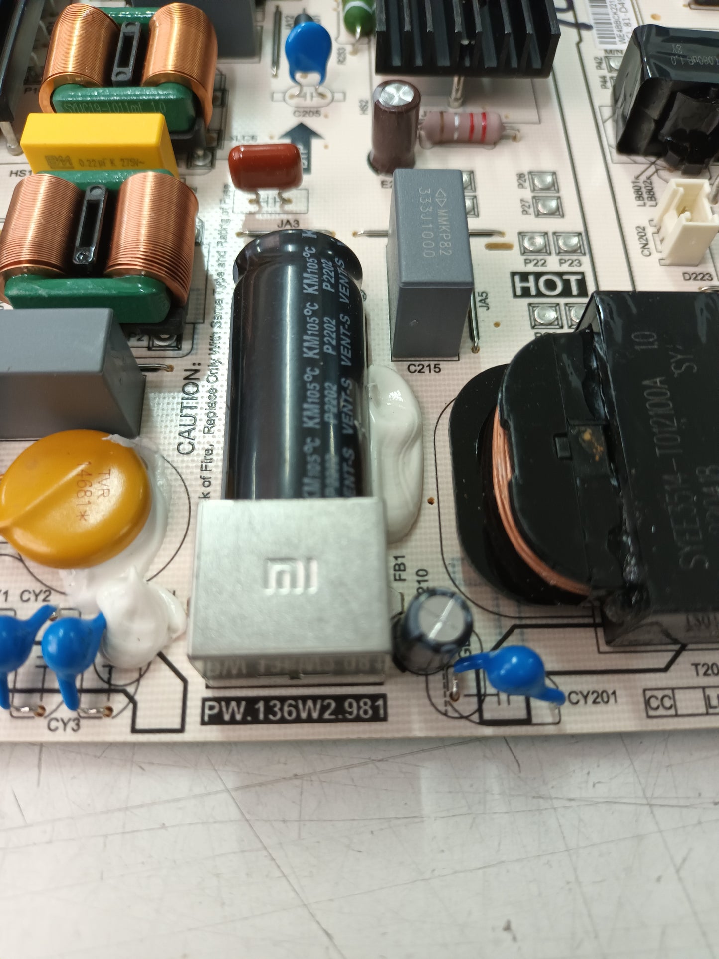 PSU, PW.136W2.981, de tv XIAOMI L55M6-6EAU, NUEVA SIN USAR, power suppy
