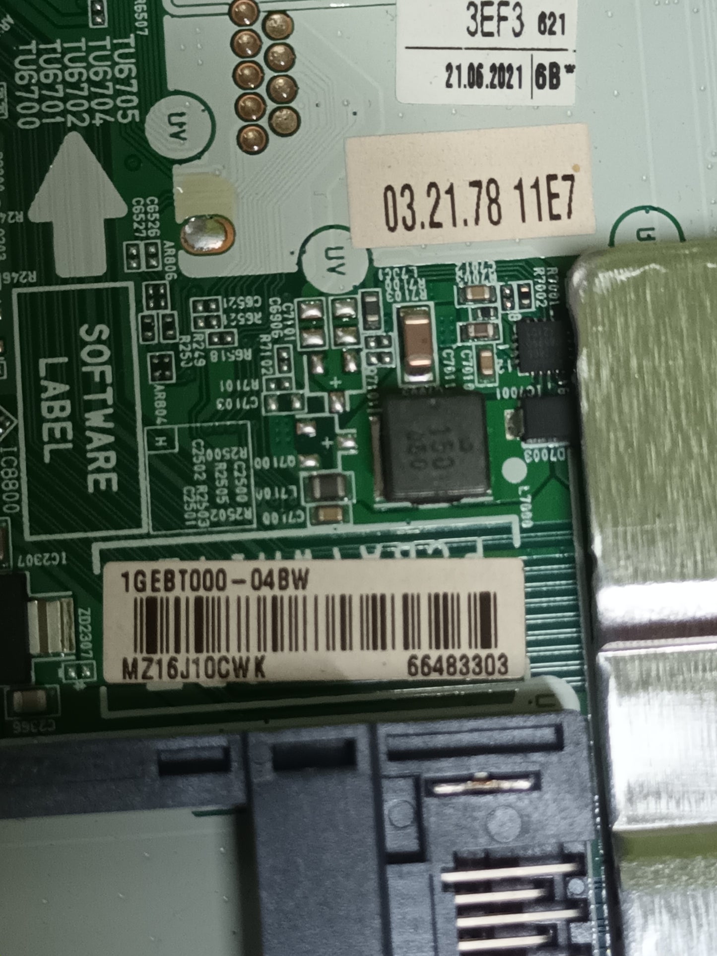 PLACA MAIN, EAX69083603(1.0), de TV LG55UN711C0ZB,