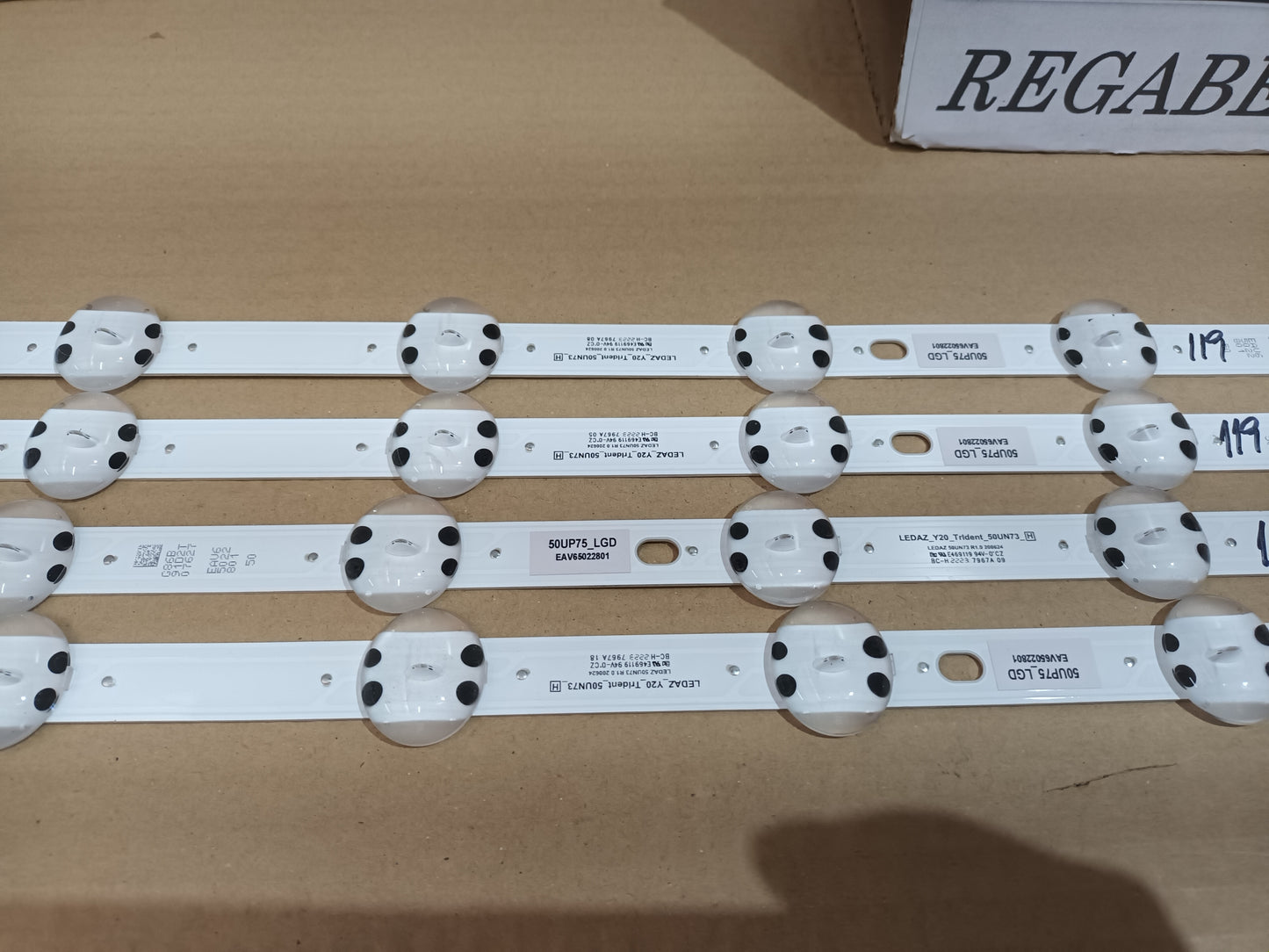 LG50UQ75006LF, KIT TIRAS LED nuevas, (ref,119)