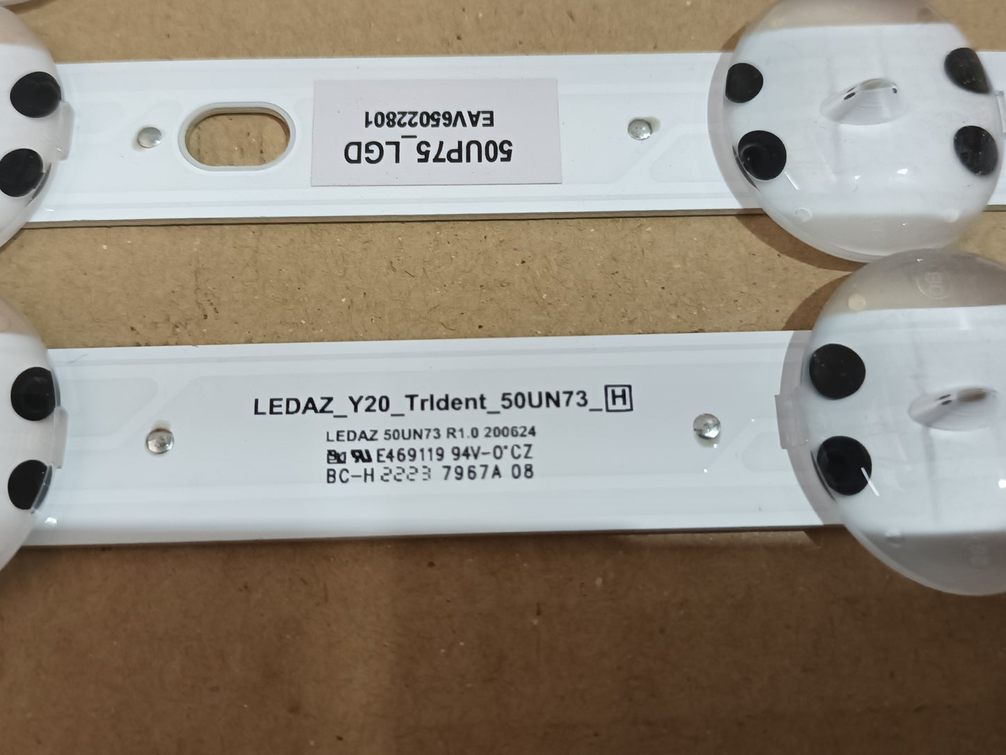 LG50UQ75006LF, KIT TIRAS LED nuevas, (ref,119)