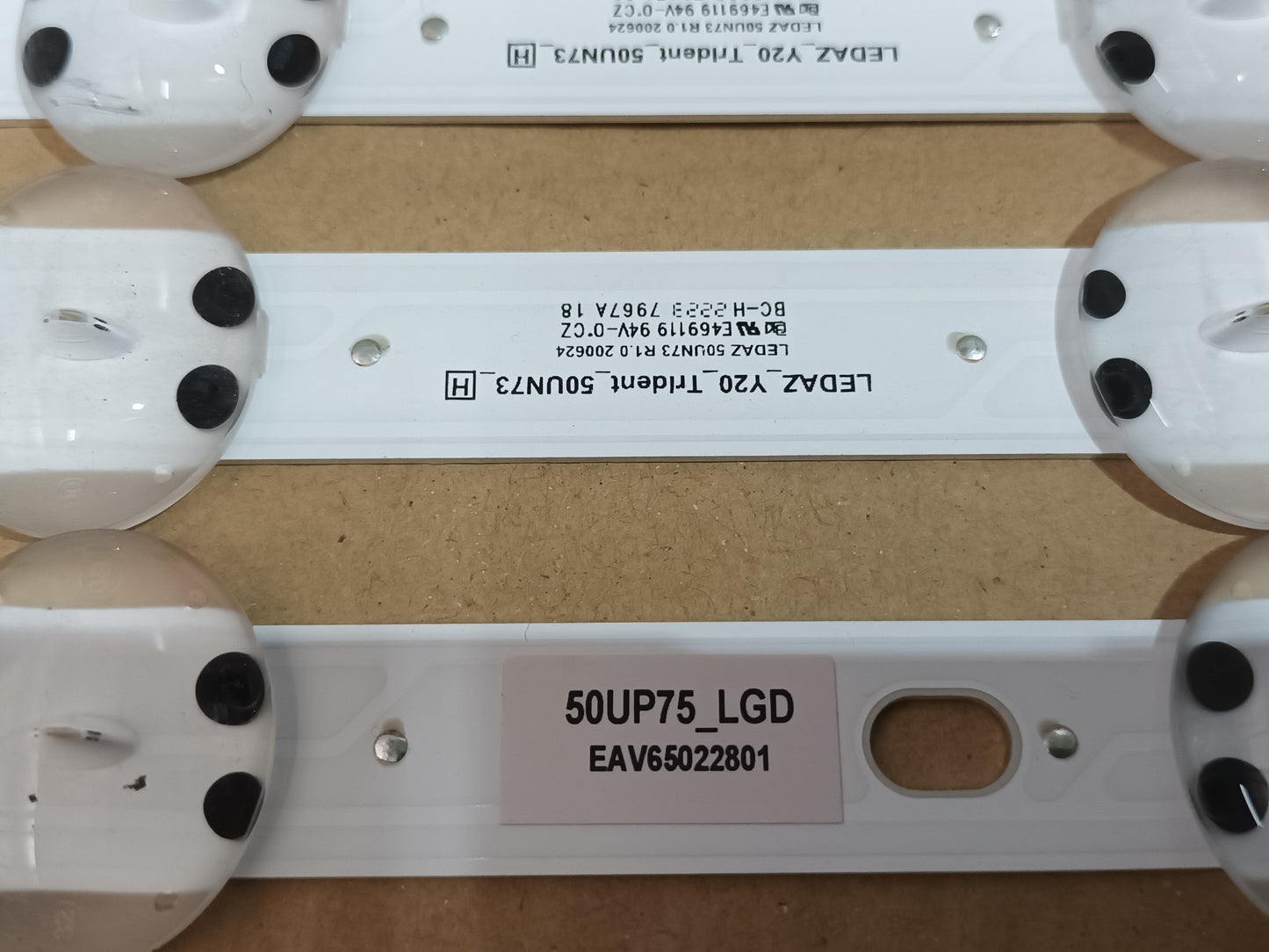 LG50UQ75006LF, KIT TIRAS LED nuevas, (ref,119)