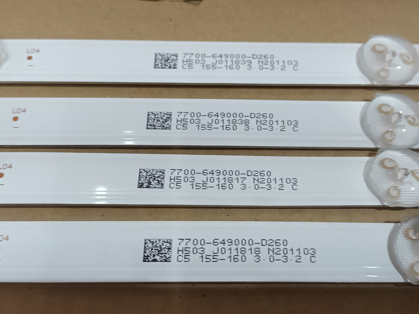 LG49UN710061B, KIT TIRAS LED (ref,132)