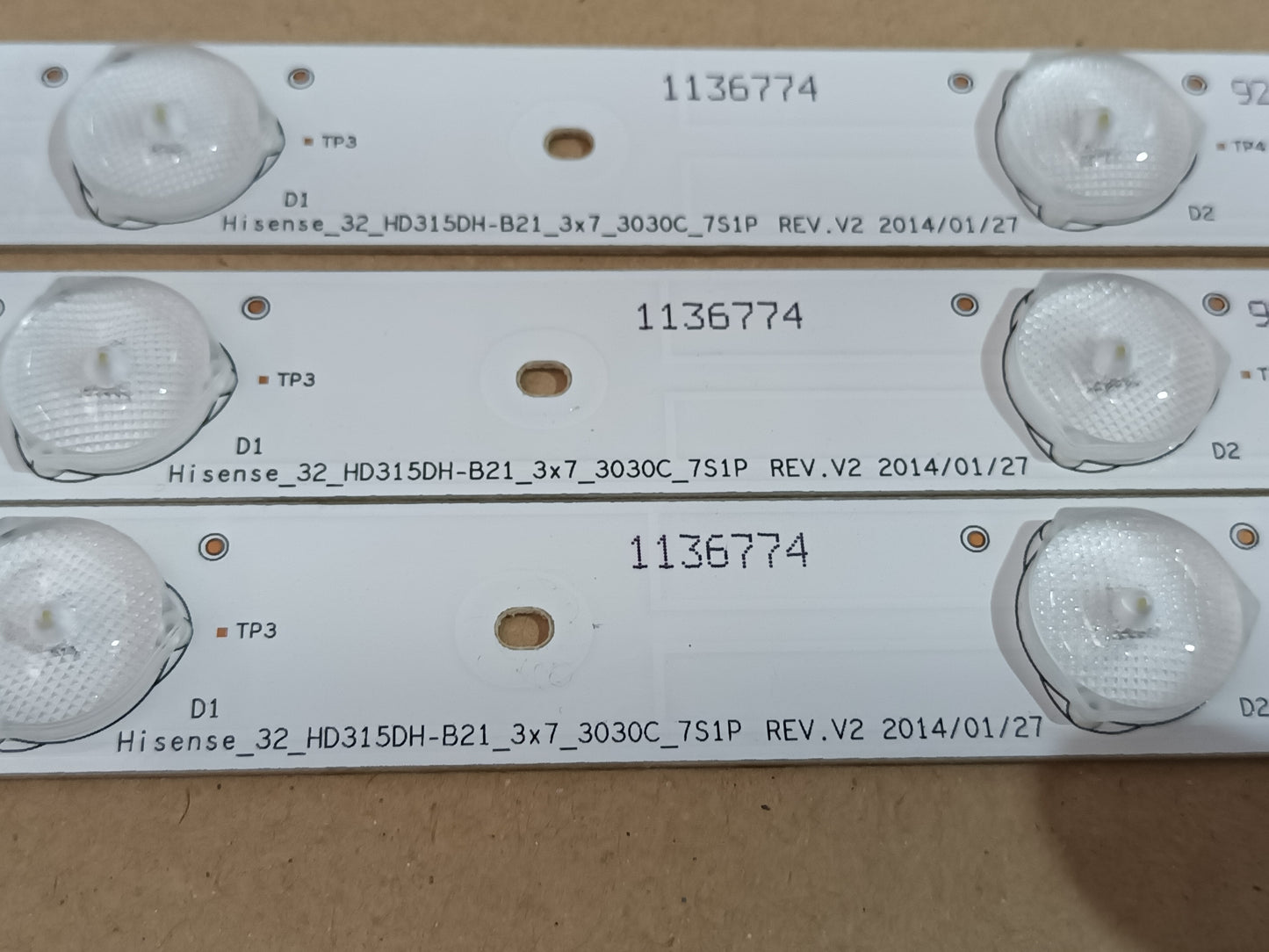 HISENSE LHD32K224WCEU, KIT TIRAS LED (ref,180)