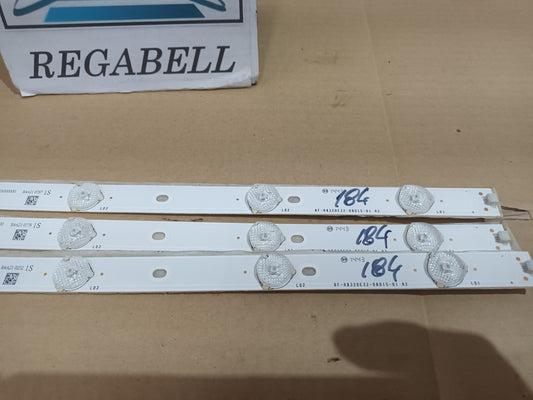 SABA LED32TC2200E, KIT TIRAS LED (ref,184)