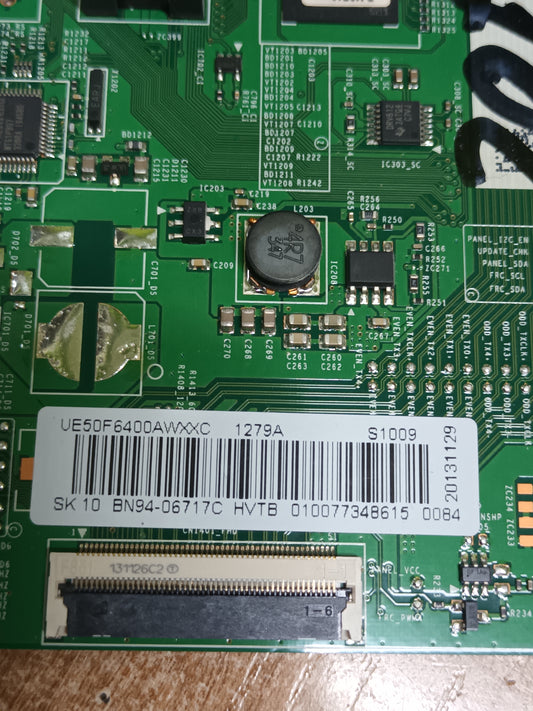 PLACA MAIN, BN94-06717C, de tv SAMSUNG UE50F6400