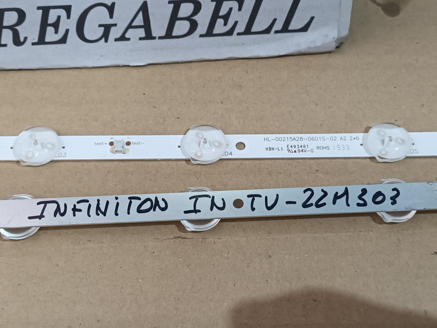 KIT 2 tiras de retroiluminación de INFINITON INTV-22M303