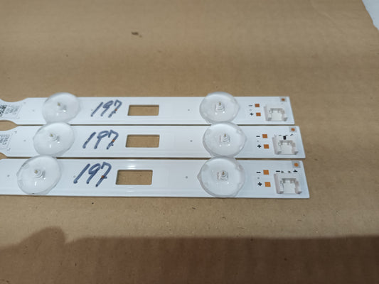 KIT 3 tiras de retroiluminación de grundig 43GFU7960B