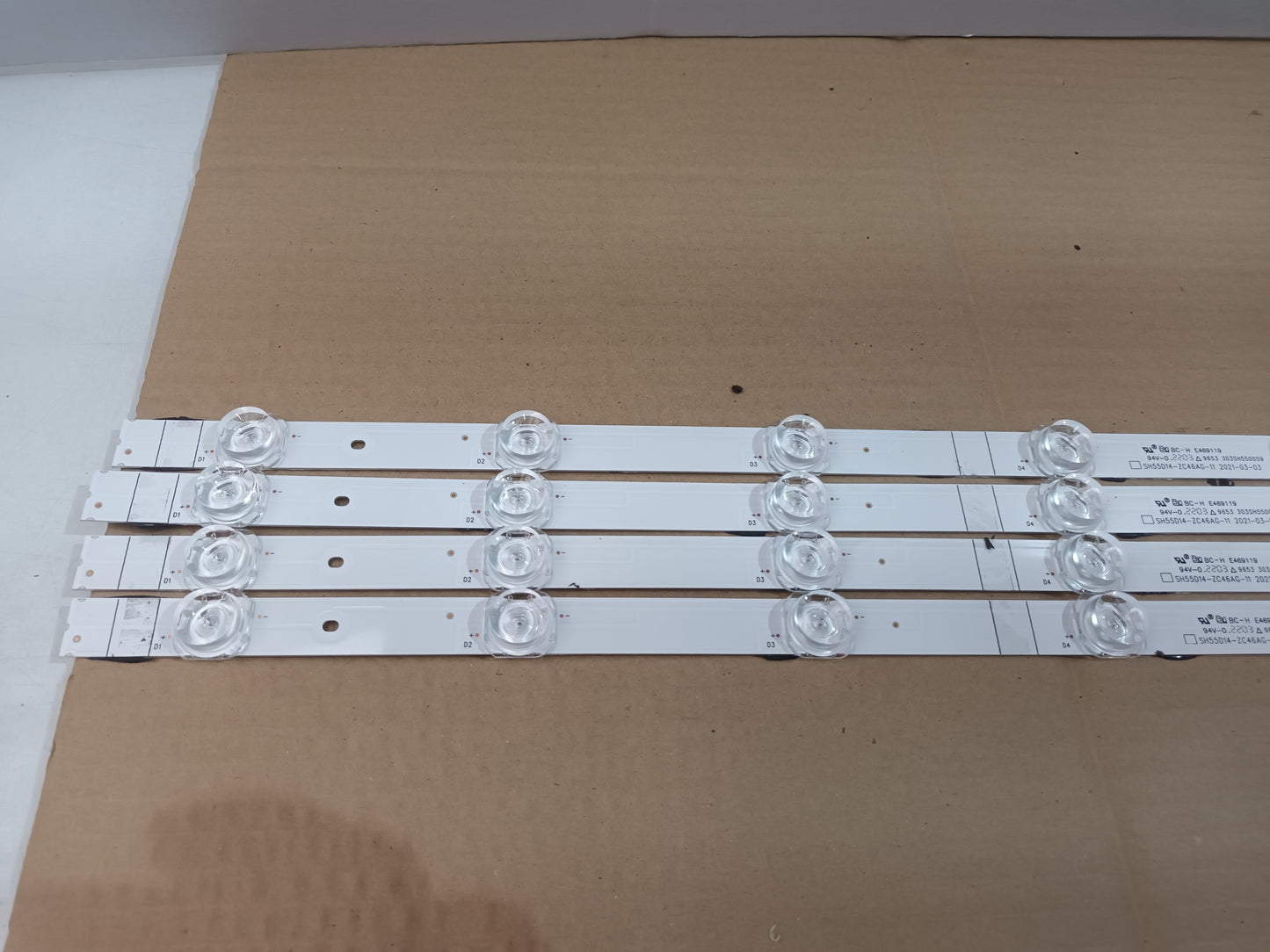 HISENSE 55A7GQ, KIT TIRAS LED (ref,200)