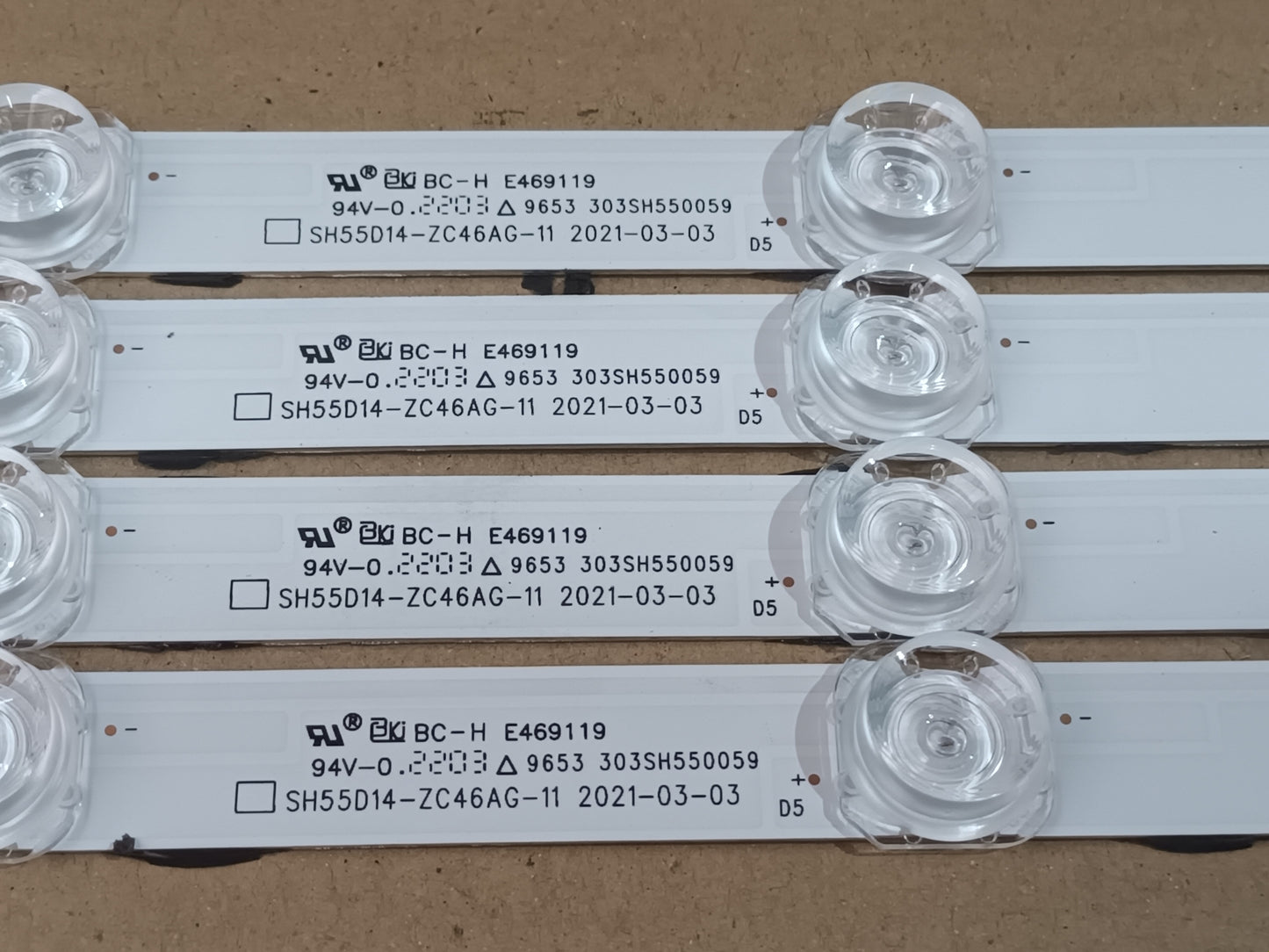 HISENSE 55A7GQ, KIT TIRAS LED (ref,200)