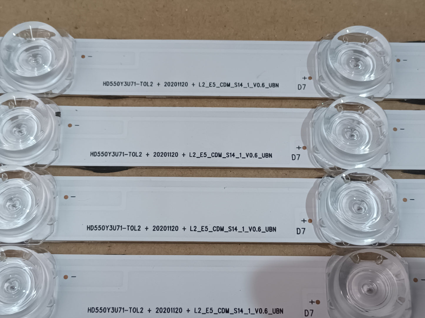 HISENSE 55A7GQ, KIT TIRAS LED (ref,200)