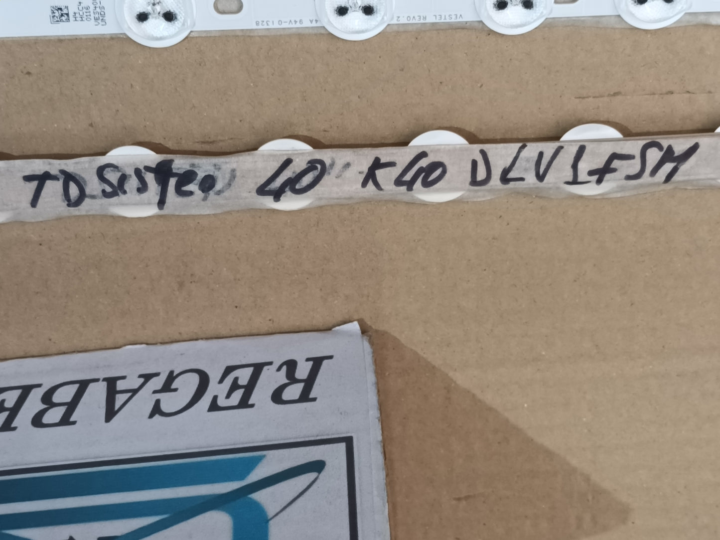 KIT 5 tiras de retroiluminación de TD SYSTEMS K40DLV1FSM