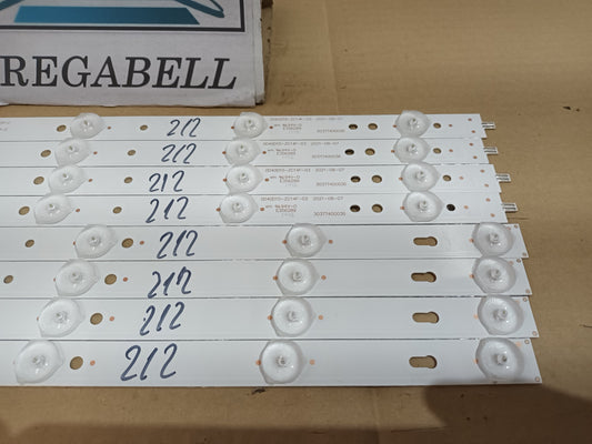 KIT 8 tiras de retroiluminación de TCL L40E3003F