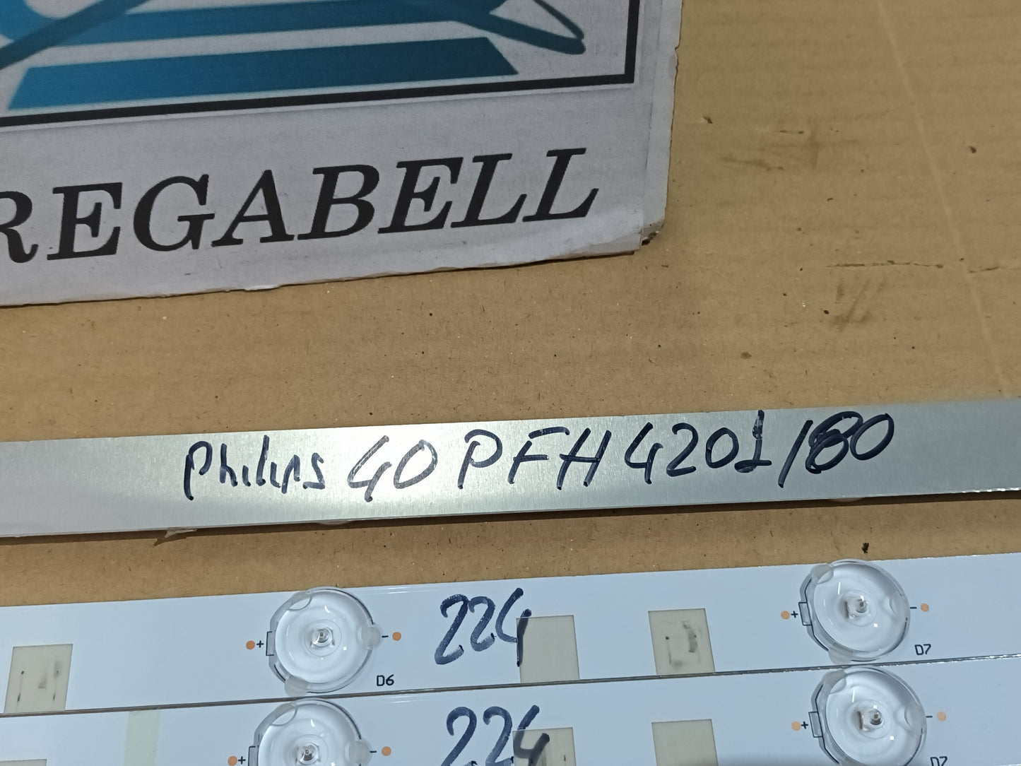 PHILIPS 40PFH4201/80, KIT TIRAS LED (ref,224)