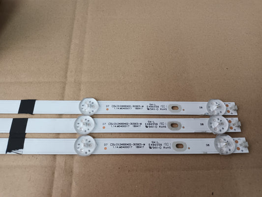 KIT 3 tiras de retroiluminación de NEVIR NVR-7428-40FHD