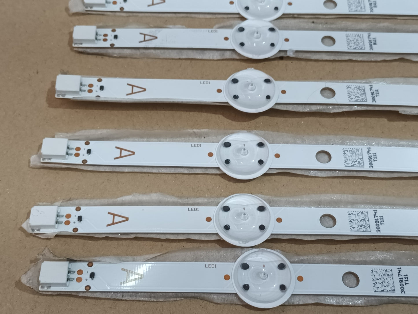 KIT 7 tiras de retroiluminación de JVC LT-55C760