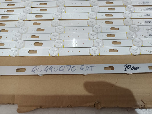 KIT 20 tiras de retroiluminación de SAMSUNG QE49UQ70RAT