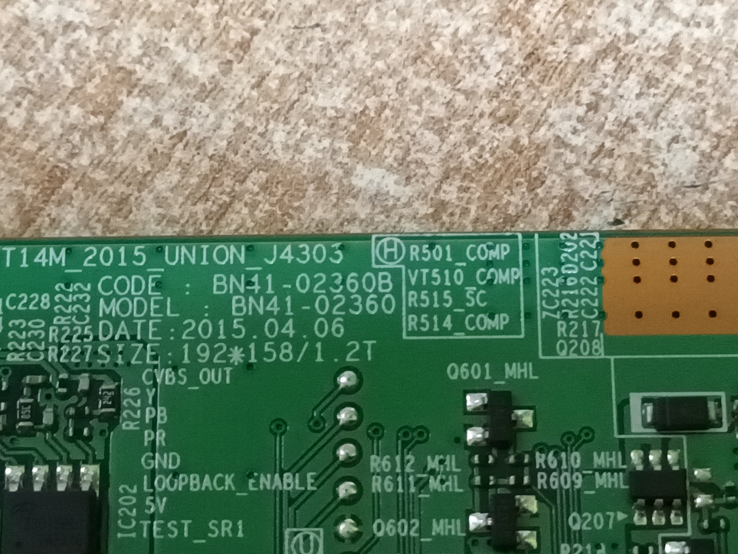 PLACA MAIN, BN94-08207E, de tv SAMSUNG UE32J4500