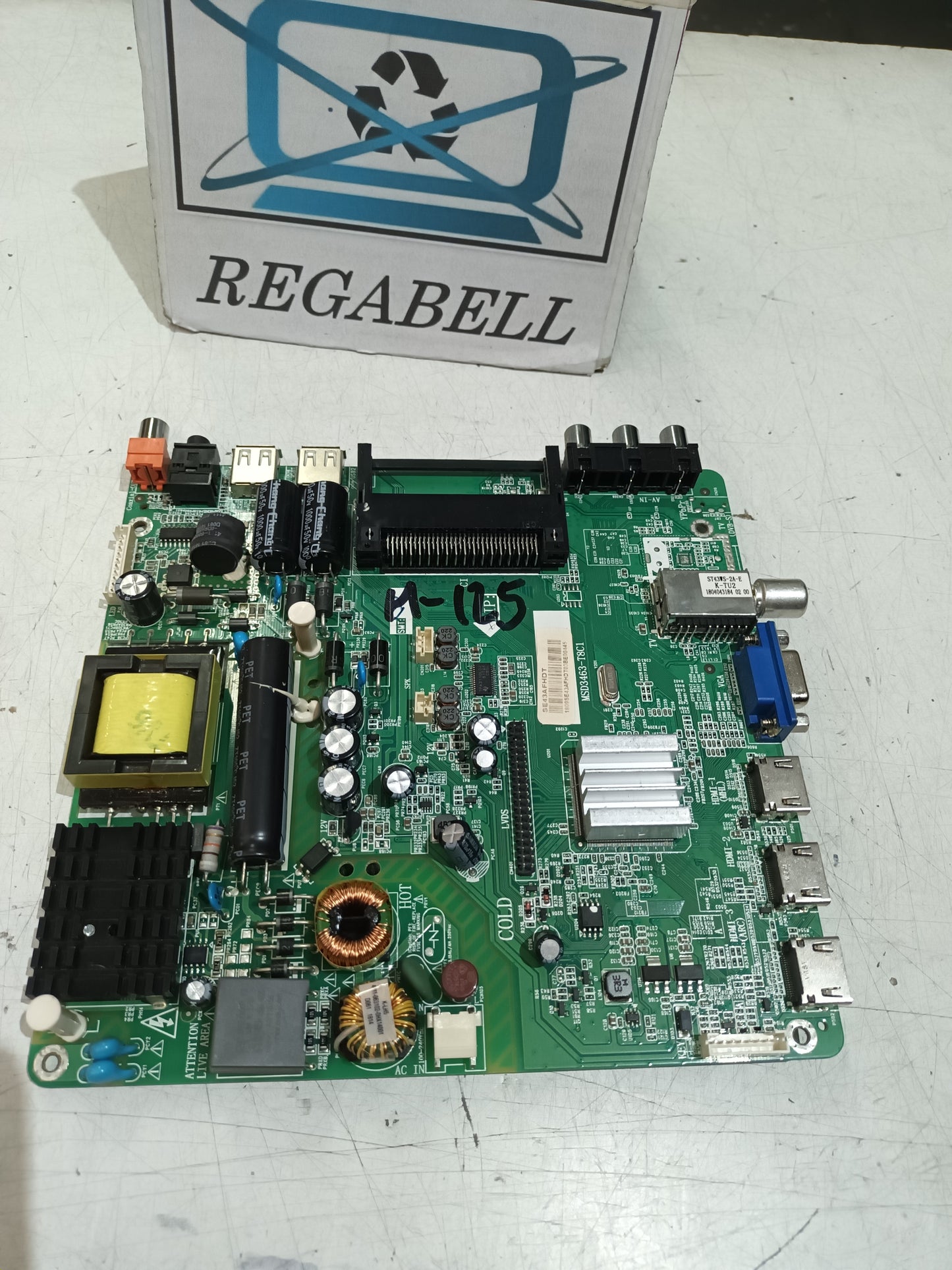 PLACA MAIN, MSD3463-T8C1 , de tv STREAM SYSTEM BM43C1