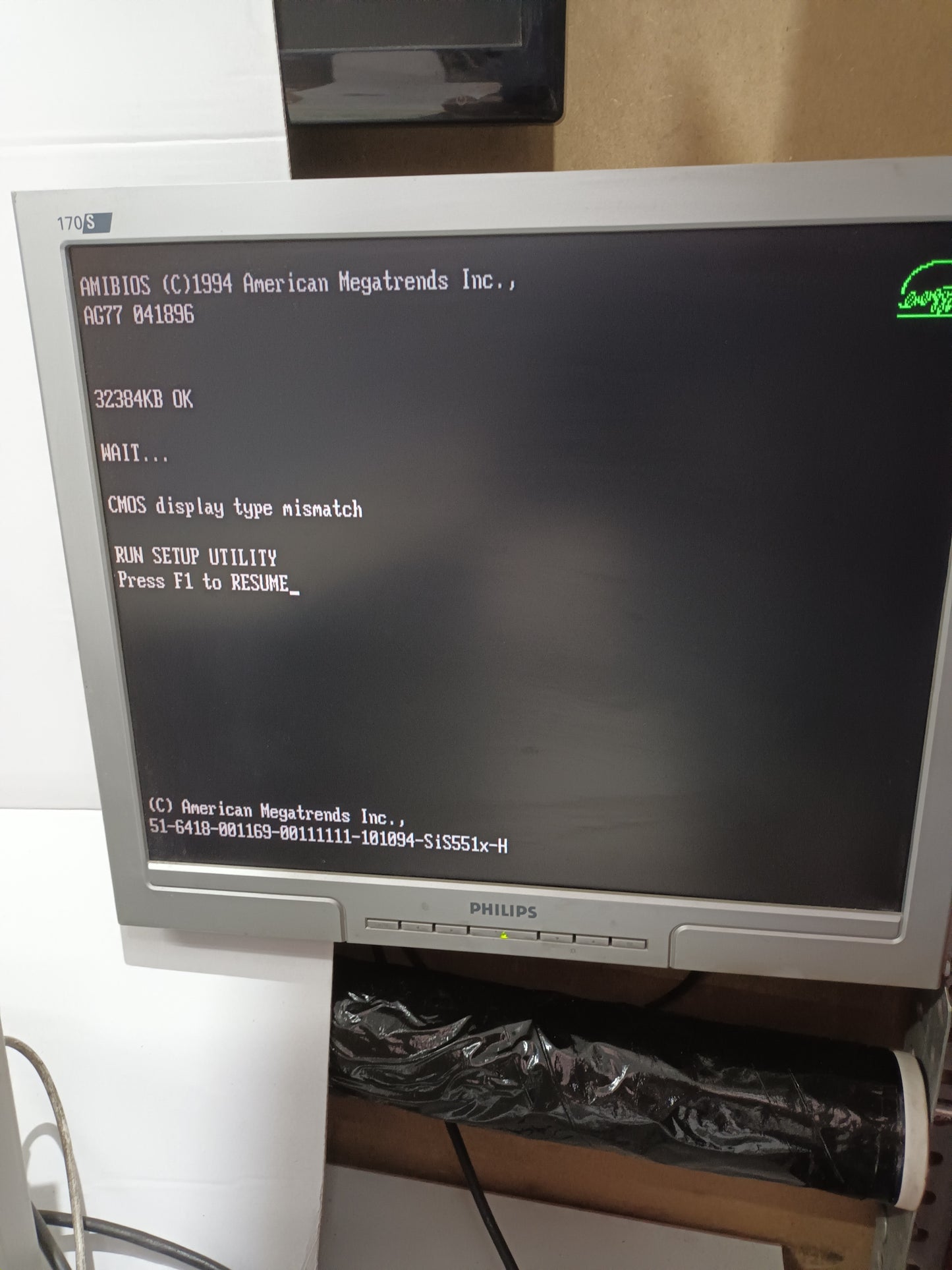 Pc retro, Pentium, caja at con display (n-19)